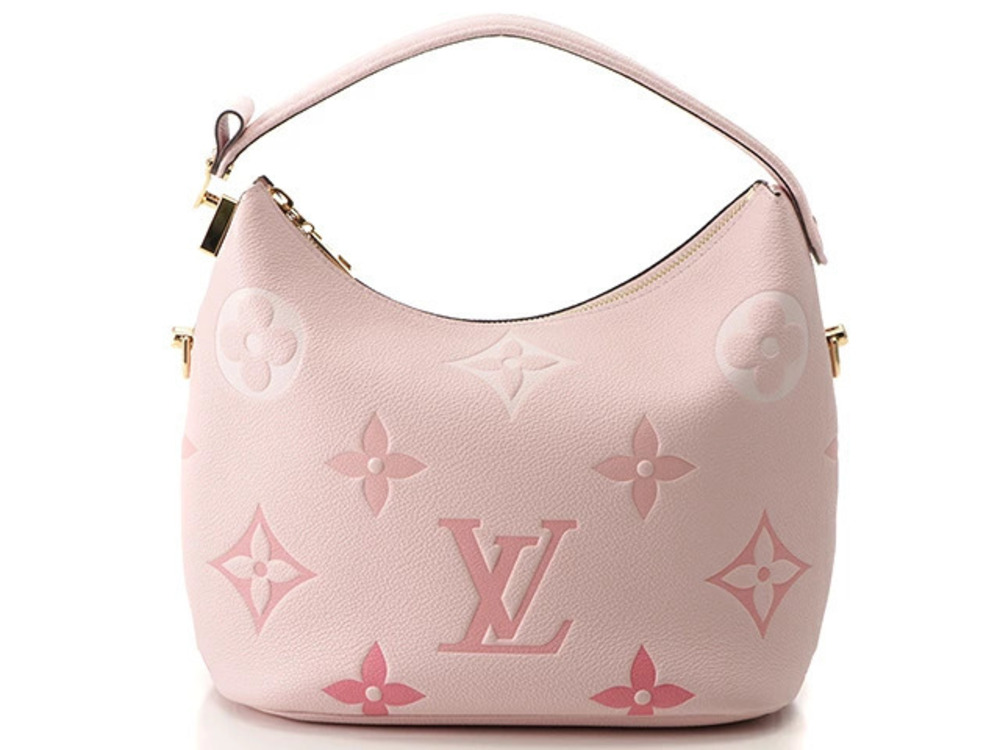 LOUIS VUITTON Marshmallow Monogram Empreinte Bouton de Rose Pink